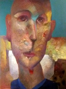 Lopez Cruz Luis / Abel, óleo sobre tela, 160 x 120 cm